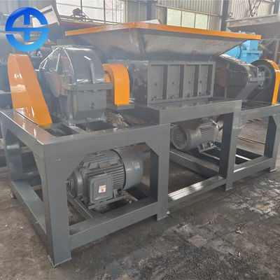 Лезвия сплава удваивают моторы 22kw шредера 1500kg/H 2 вала